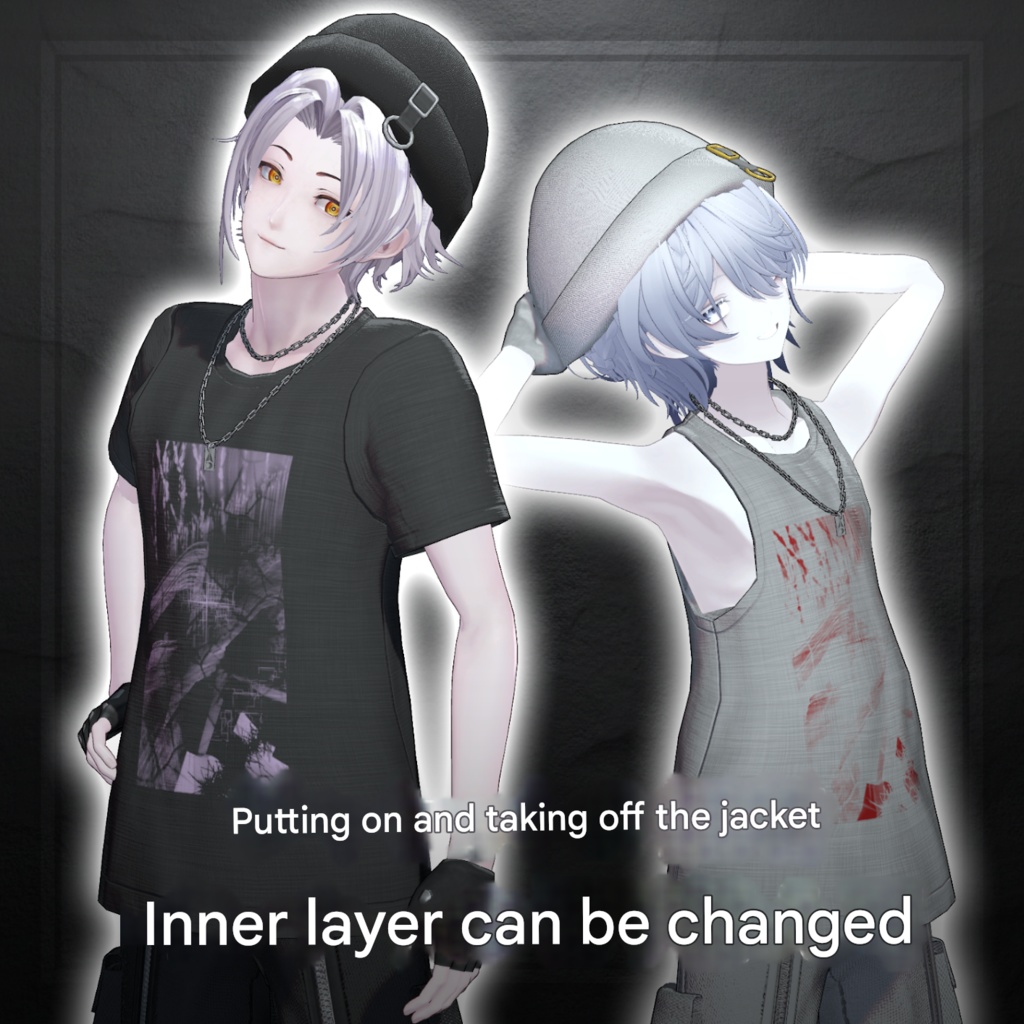 (4 Avatar Compatible) URBIX - VRChat Men's Clothing / CP42