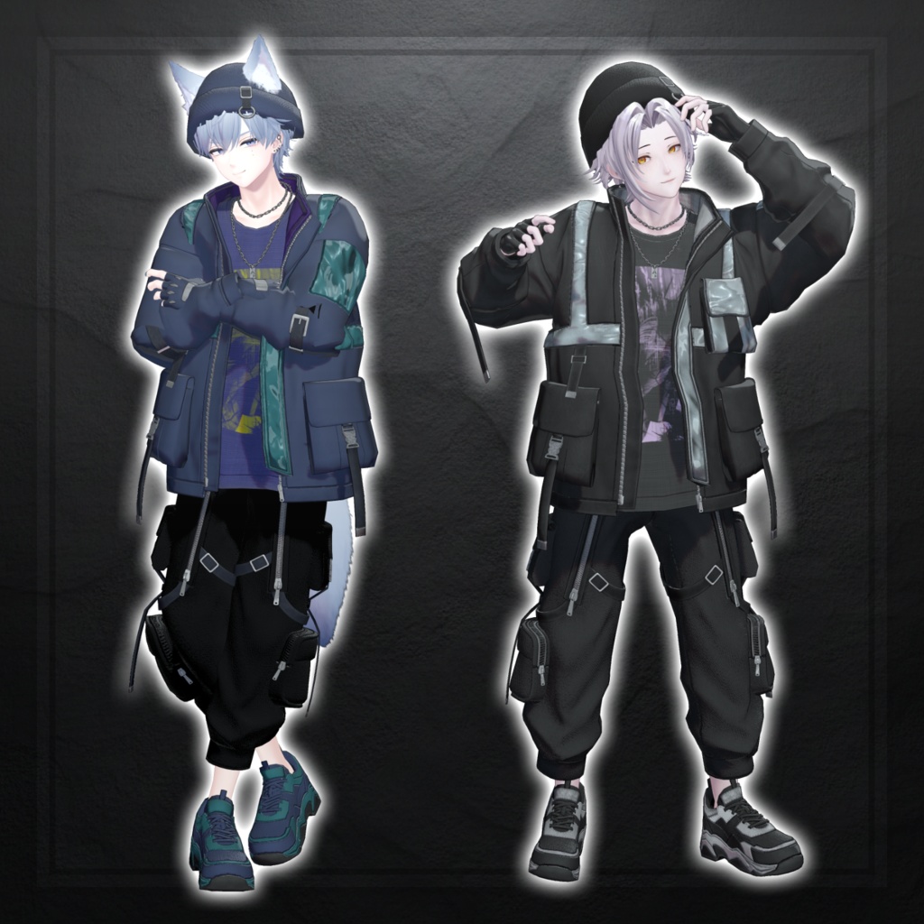 (4 Avatar Compatible) URBIX - VRChat Men's Clothing / CP42