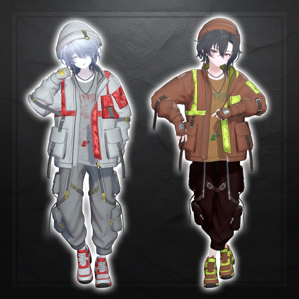 (4 Avatar Compatible) URBIX - VRChat Men's Clothing / CP42