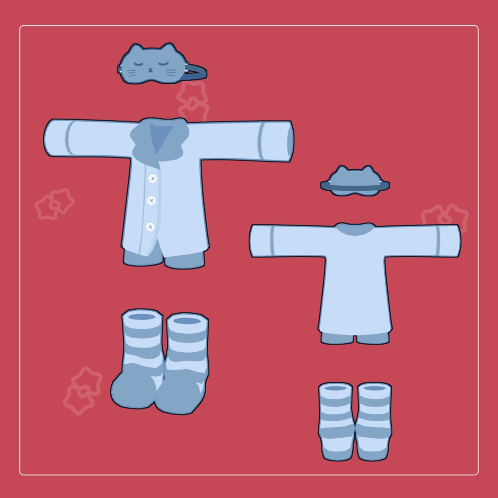 (3 Avatar Compatible) Cozy Pajamas / CP45