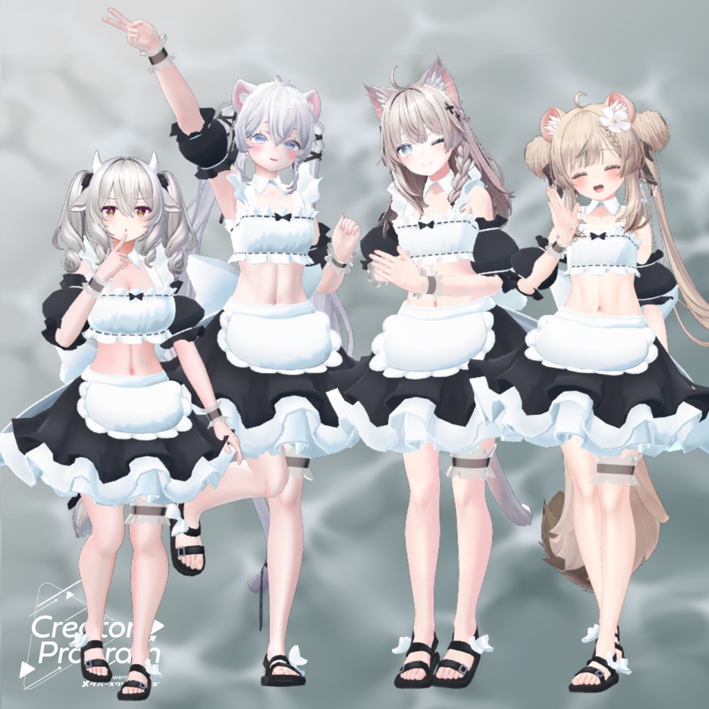 SwiMaid Swimsuit - VRChat Women's Clothing / CP3