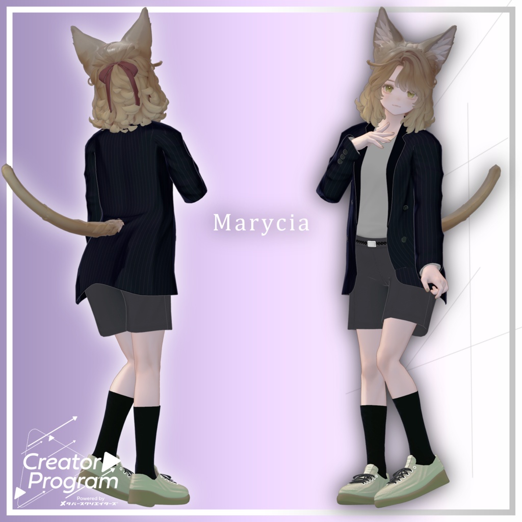 Short Slacks & Jacket Style - VRChat Women's Clothing/ CP36
