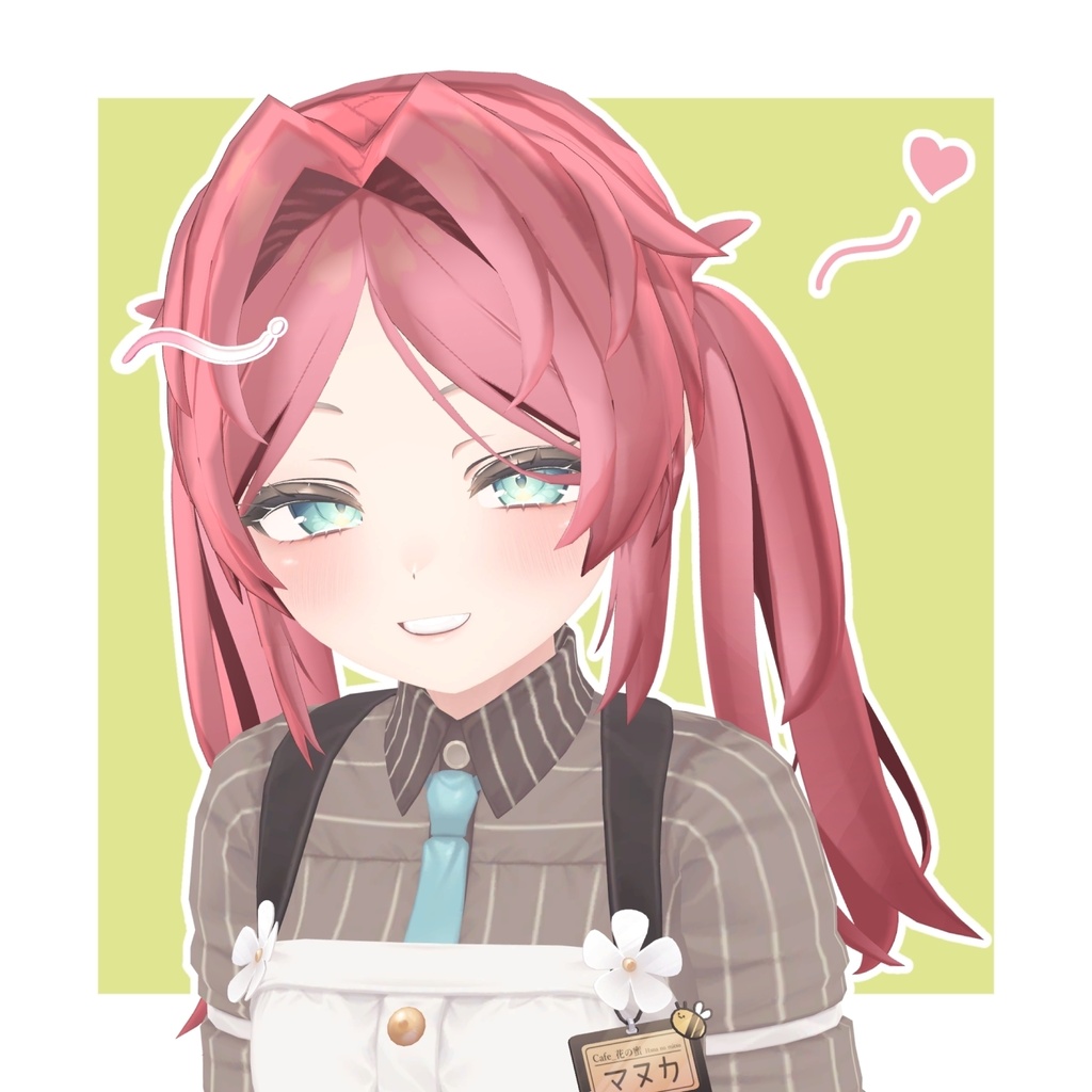 Fluffy Puffed Twin Tails - VRChat Hair / CP26
