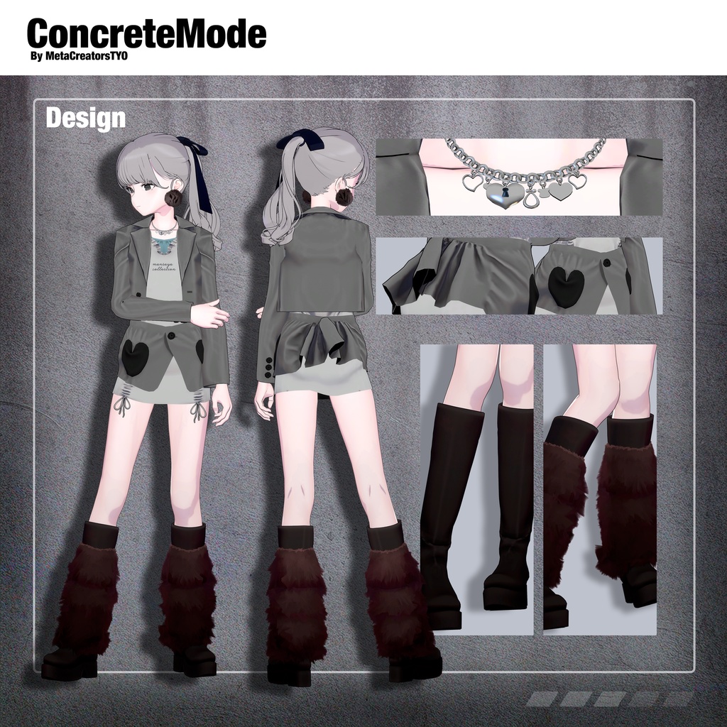 Concrete Mode - VRChat Women's Clothing / CP4
