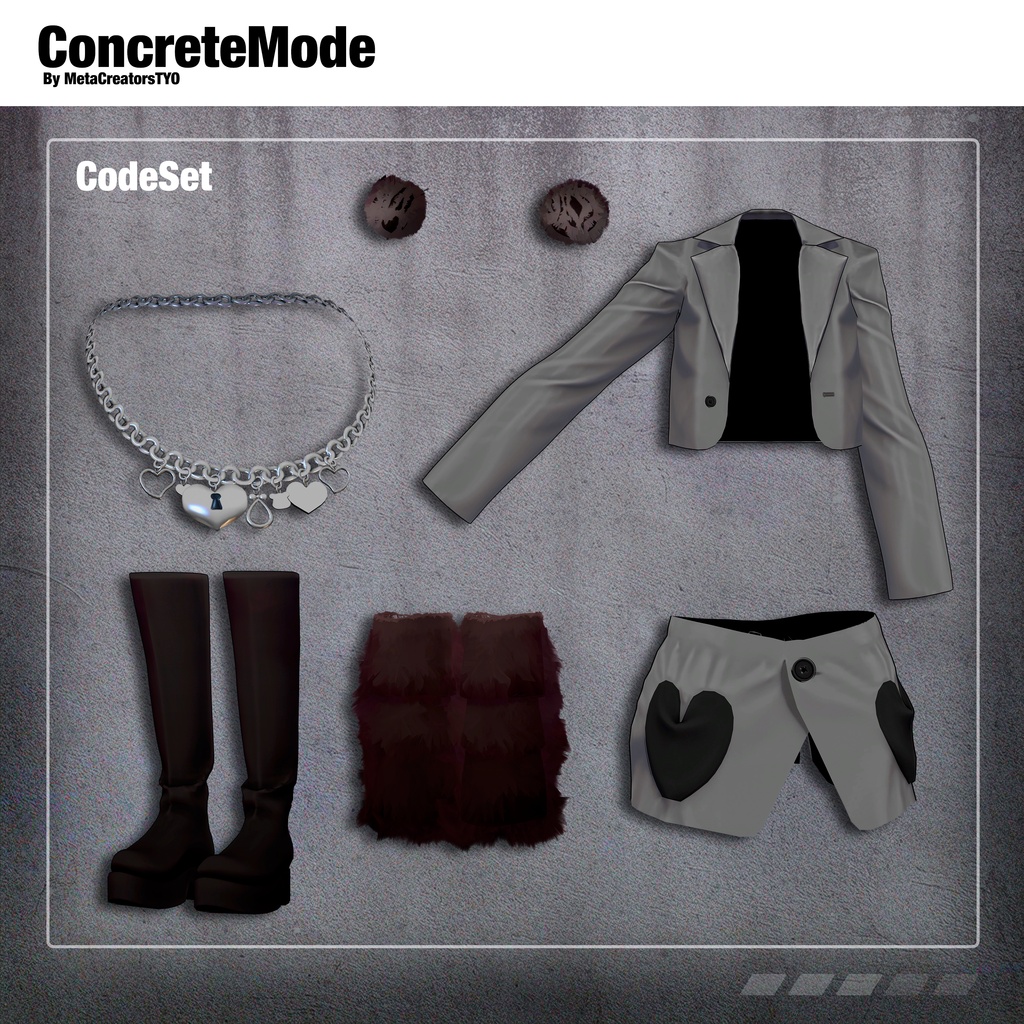 Concrete Mode - VRChat Women's Clothing / CP4