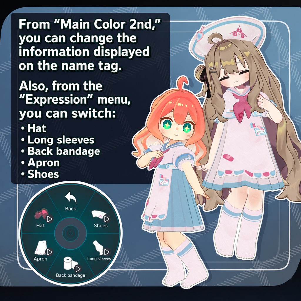 Sailor Nurse - VRChat Women's Clothing / CP19
