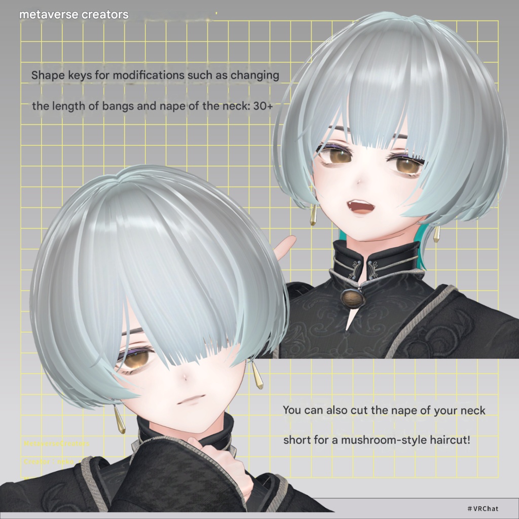 MoonWolf - VRChat Hair / CP56