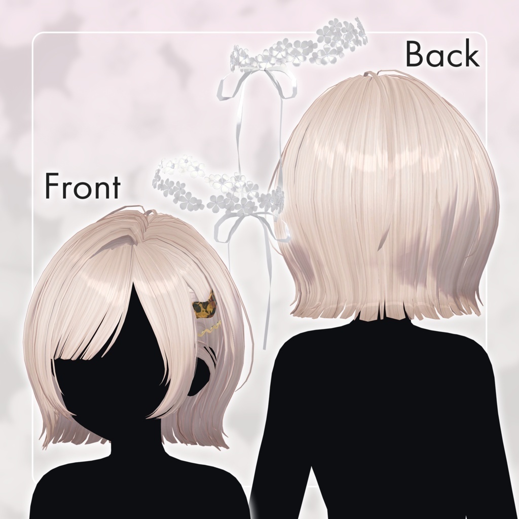 Garland Bob Hair - VRChat Hair / CP57