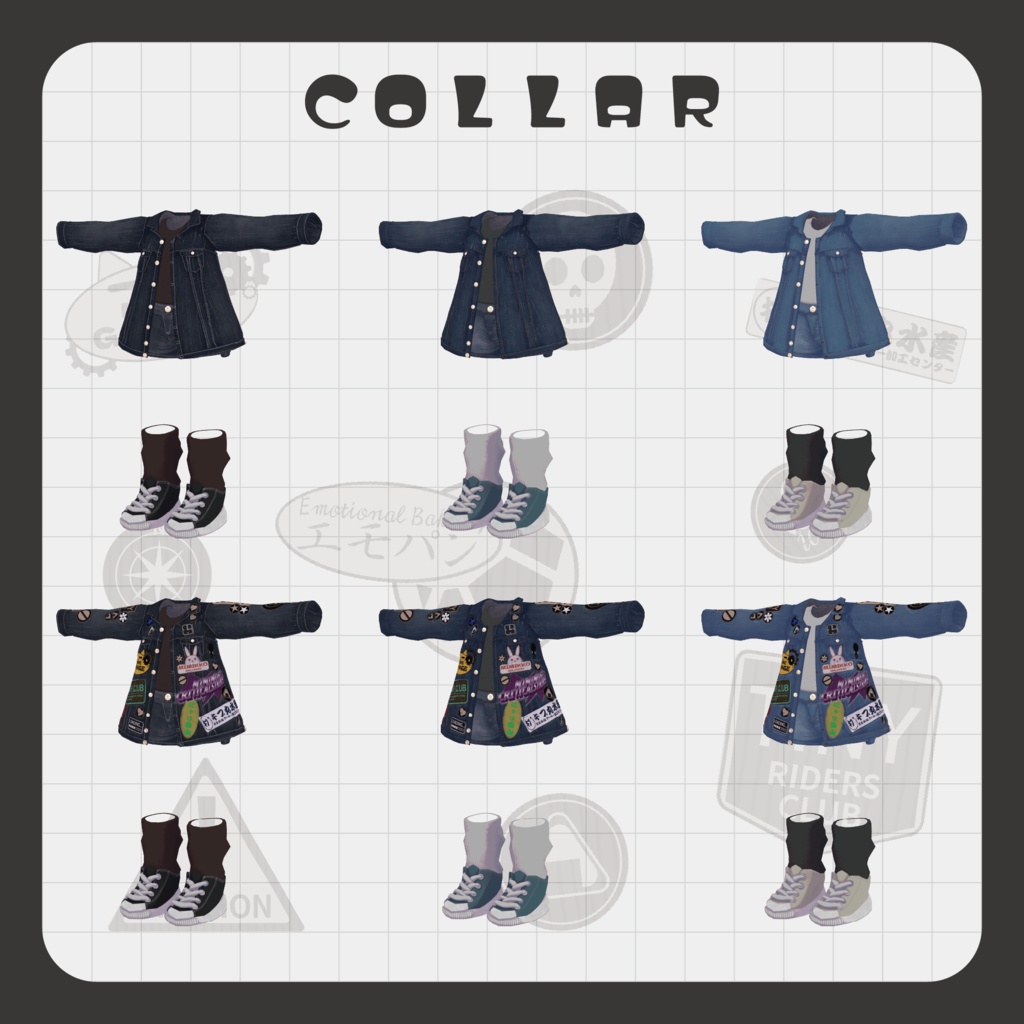 Shirushi Collector - VRChat Women's Clothing / CP46