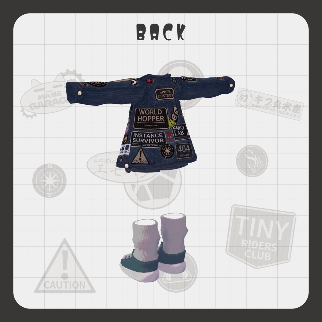 Shirushi Collector - VRChat Women's Clothing / CP46