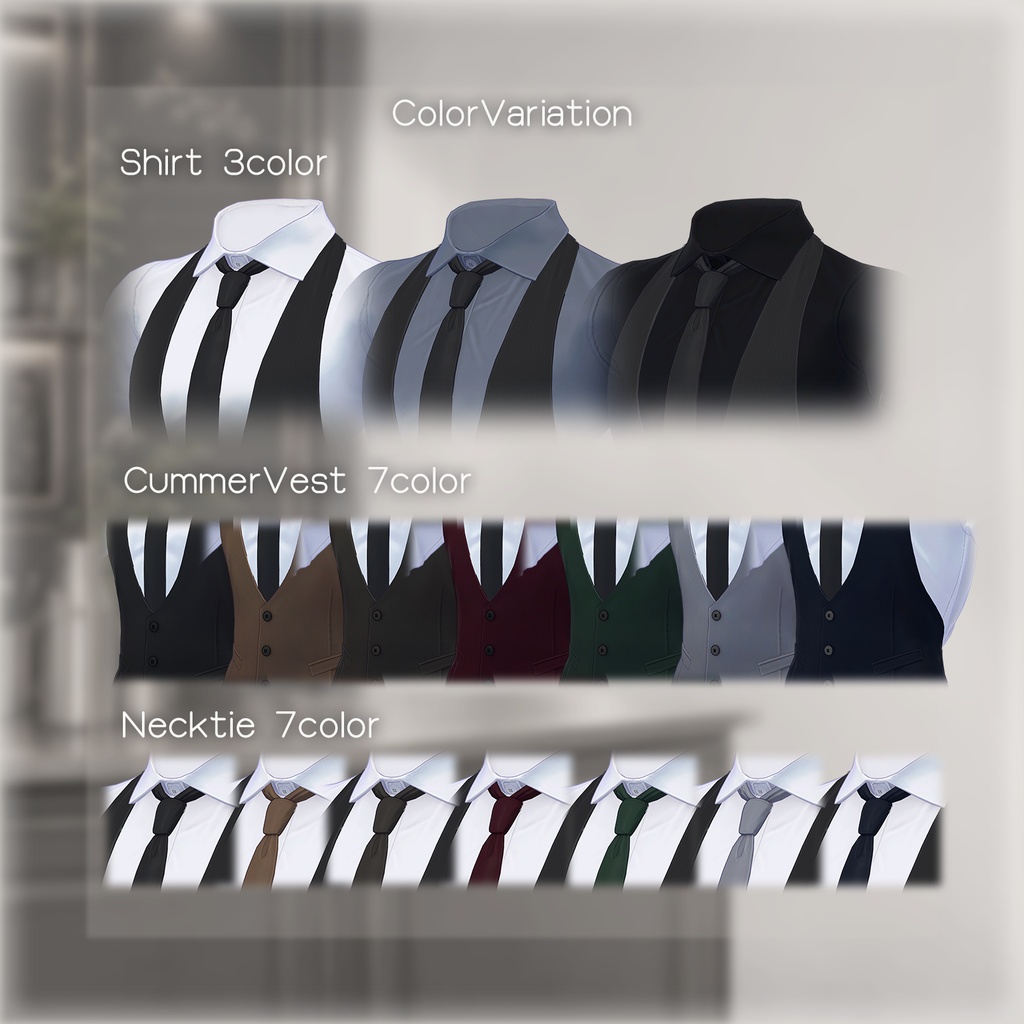 Counter Work Set - VRChat Men's Clothing / CP58