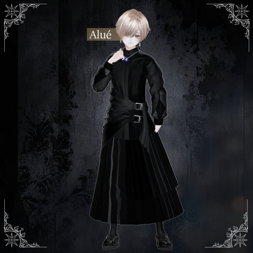 Lunar Eclipse Curtain Call - VRChat Men's Clothing / CP37