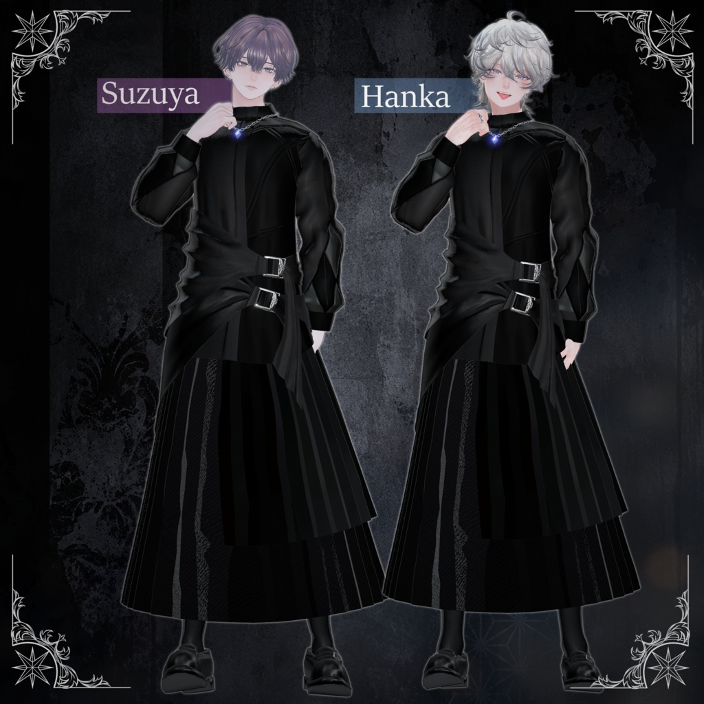 Lunar Eclipse Curtain Call - VRChat Men's Clothing / CP37