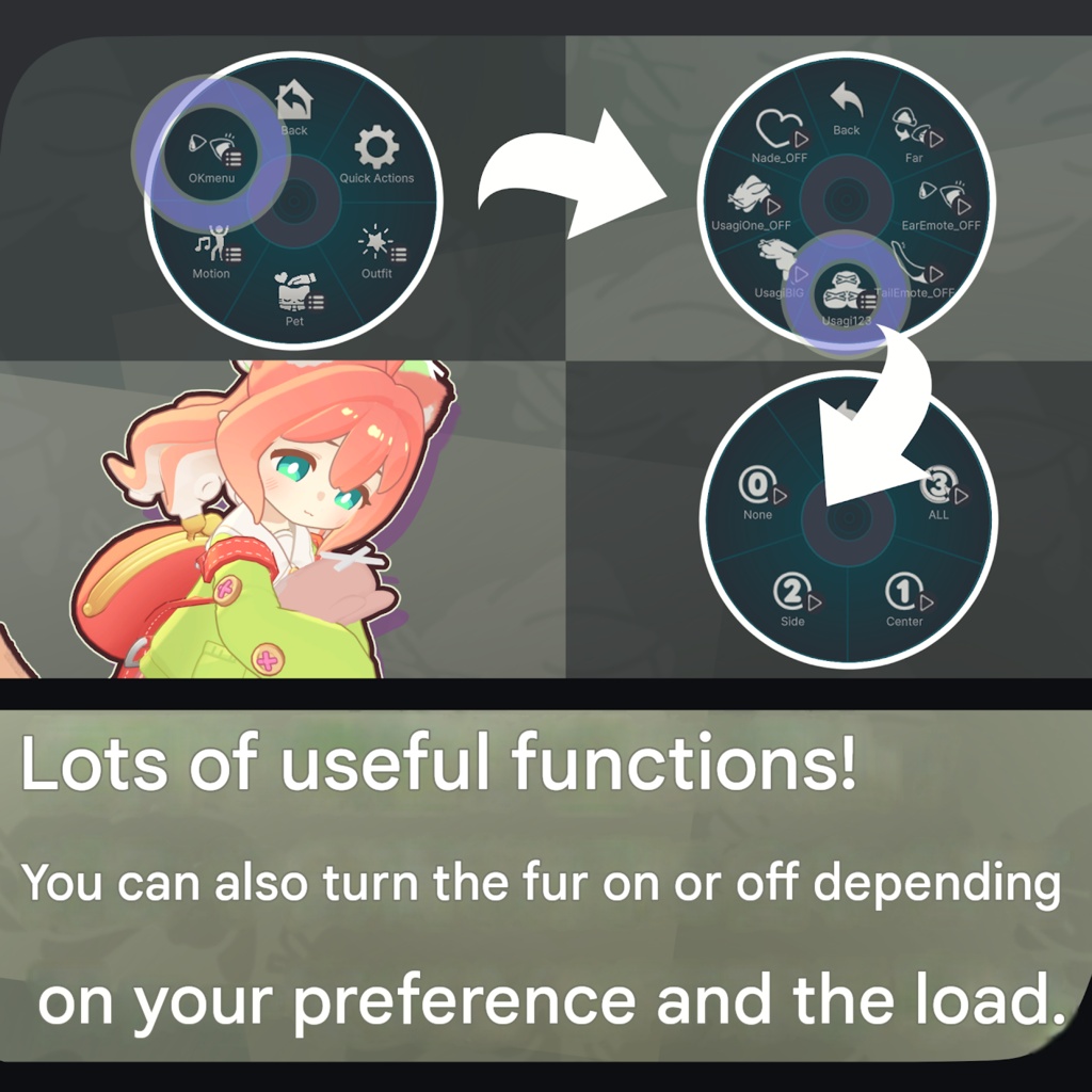 Lucky Stoat- VRChat Avatar Accessory / CP19