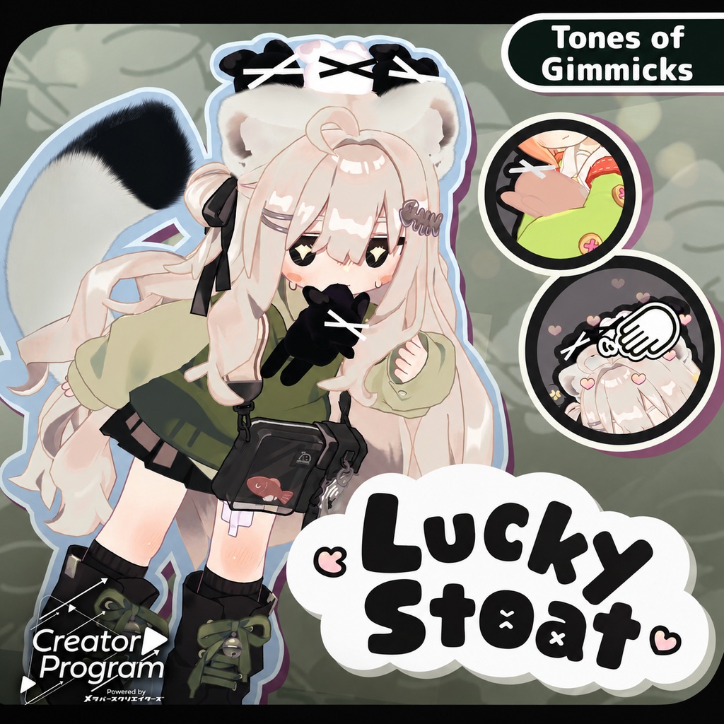 Lucky Stoat-  VRChat  Avatar Accessory / CP19