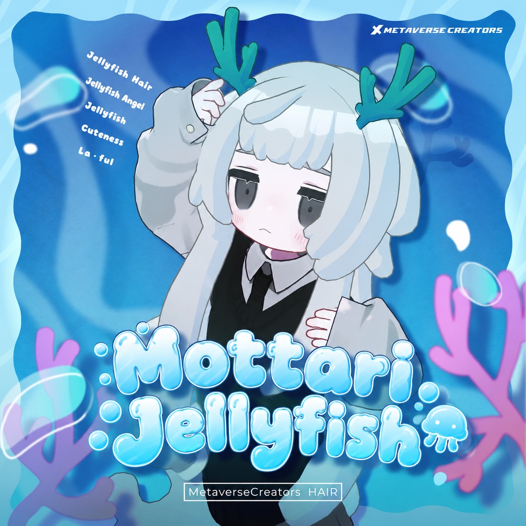 Mottari Jellyfish -  VRChat Hair / CP45