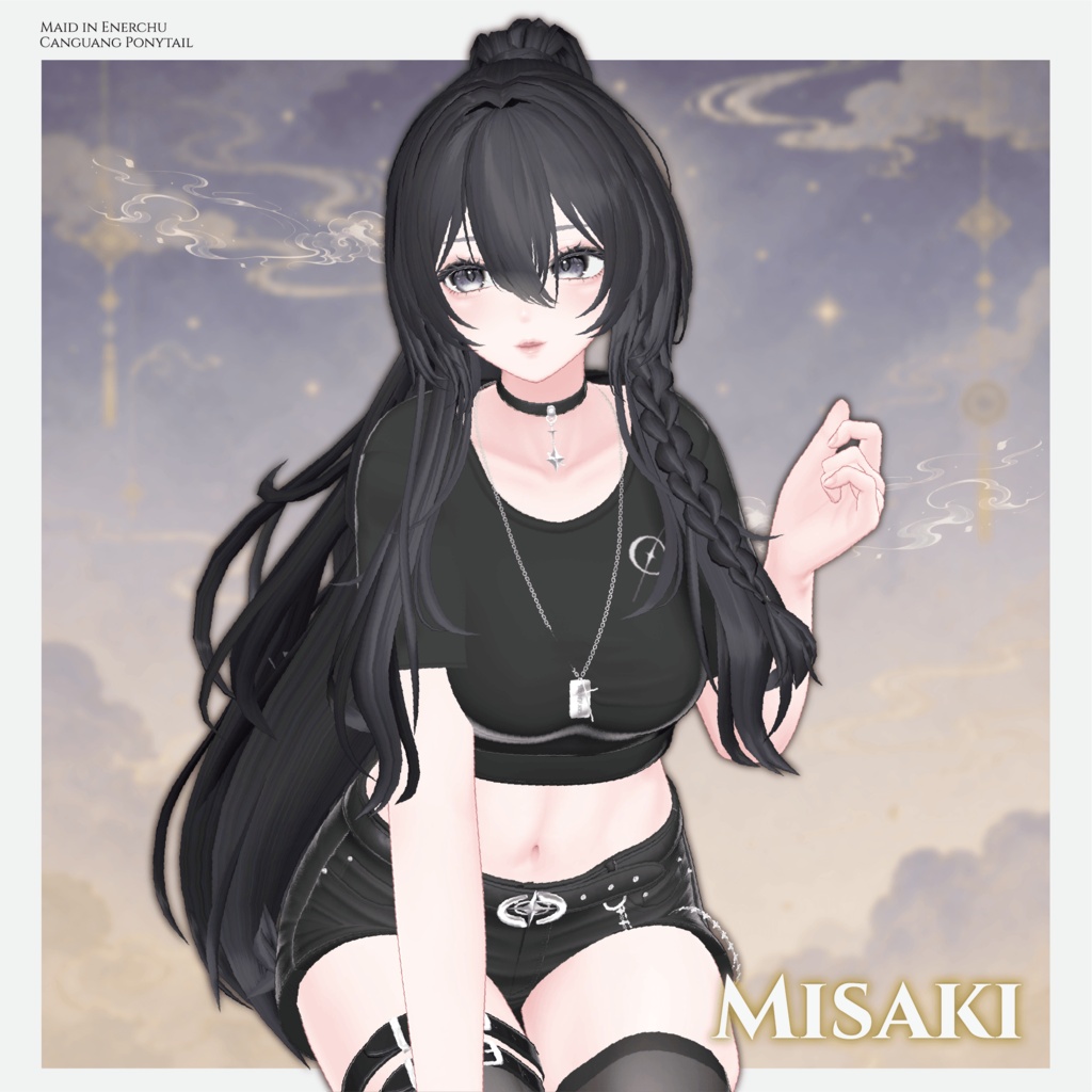Canguang Ponytail - VRChat Hair / CP57