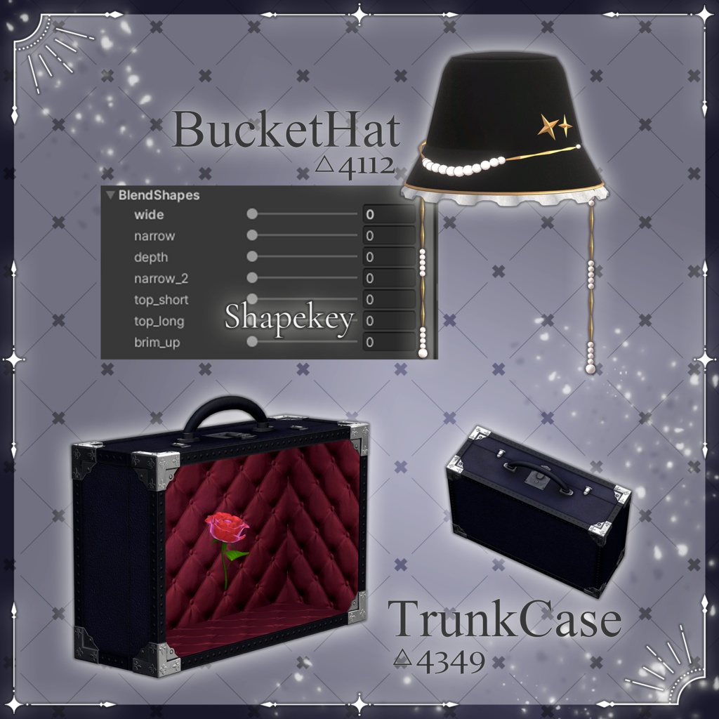 ✨Free✨BucketHat&Trunk / CP47