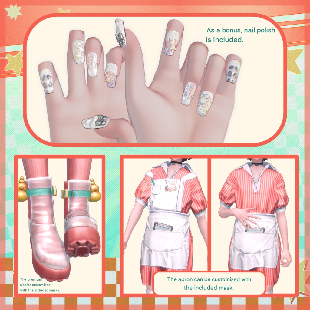Cherry&Drake-Diner - VRChat Clothing / CP38