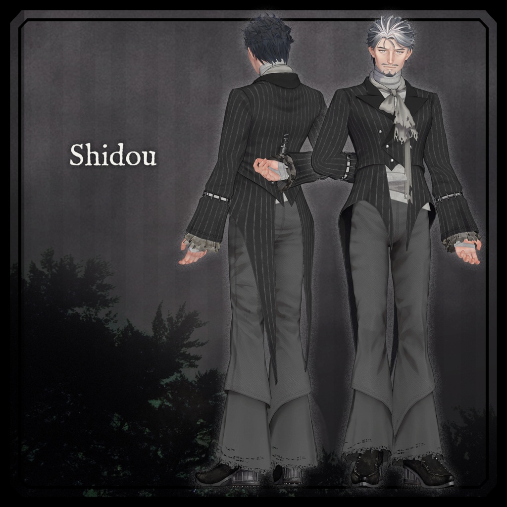 Unburied Tailcoat - VRChat Men's Clothing / CP7