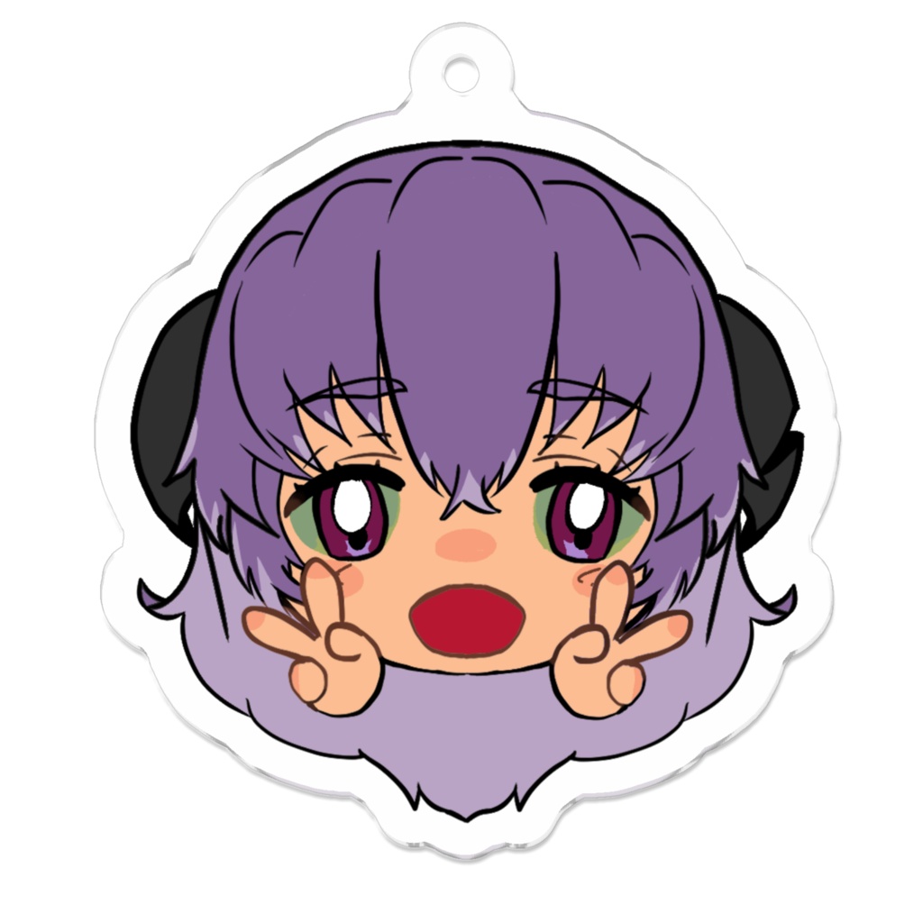 じゃんけんキーホルダー 羽入ver.