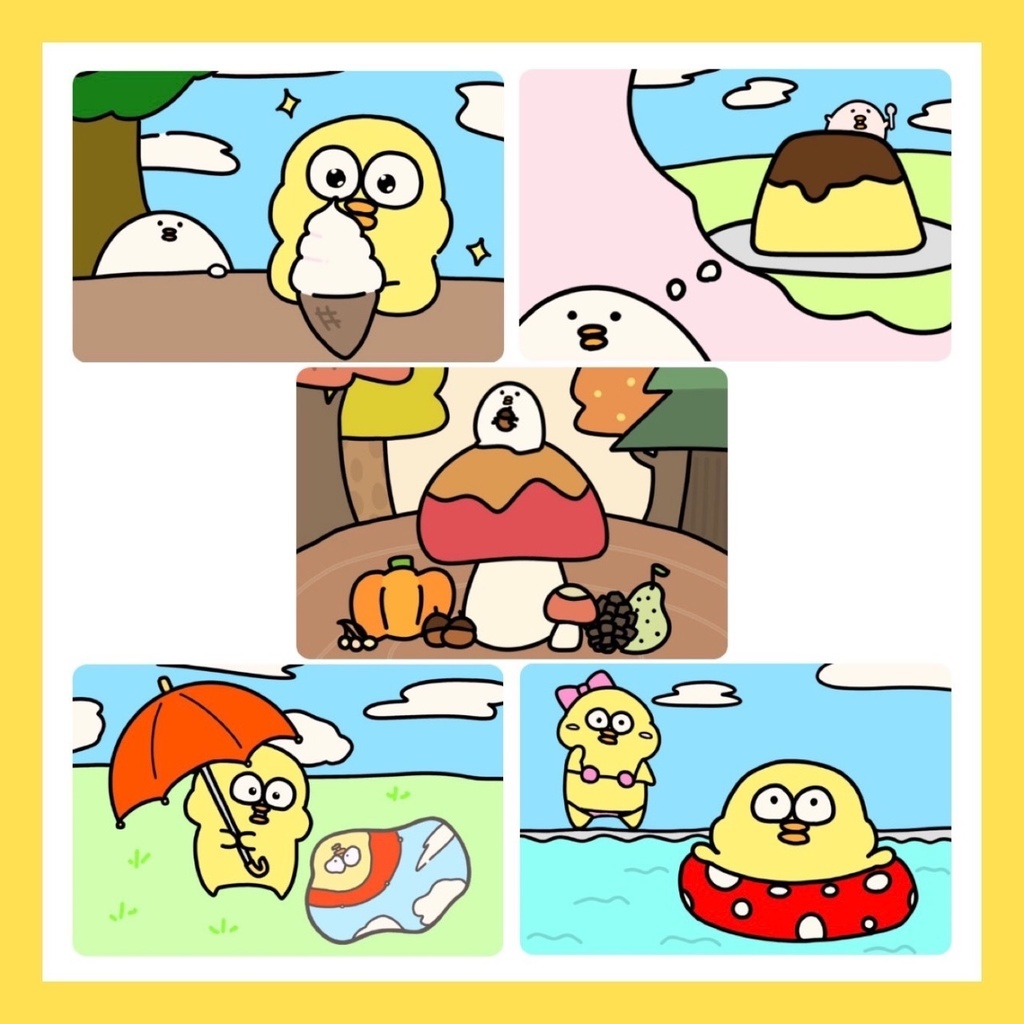 ひよこせいかつ ポストカードセット