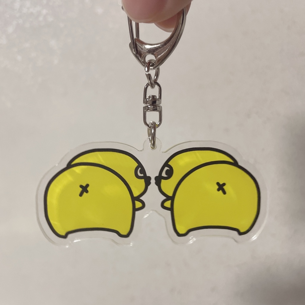 おしりぷりっとひよこさん アクキー