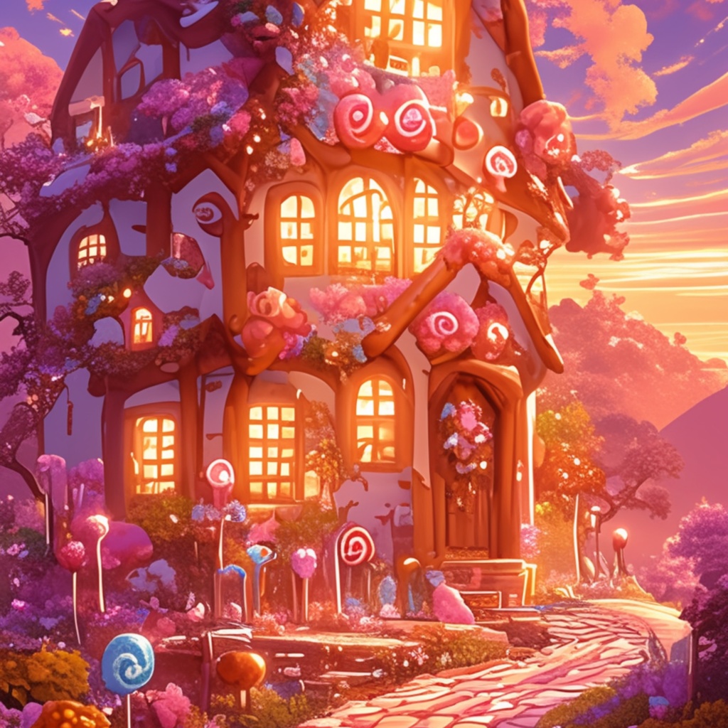 夢色お菓子の家と夕焼けの魔法