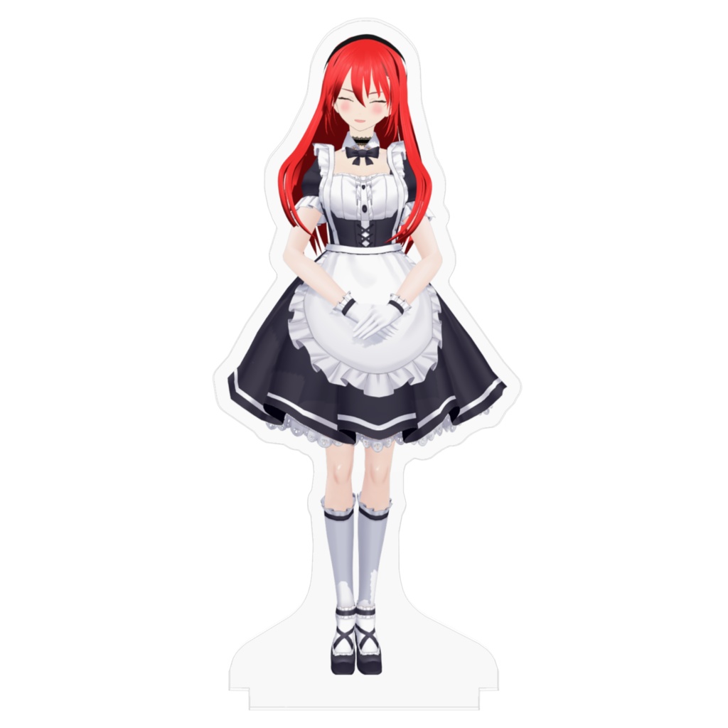 「いらっしゃいませファンカフェへようこそ」アクリルスタンド 一影レイカVer 100×100mm