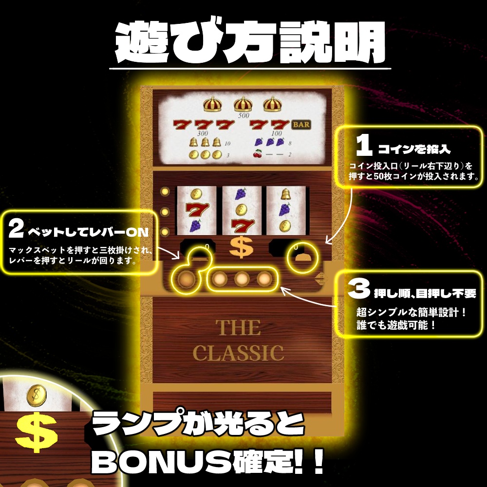 スロットマシン3機種セット