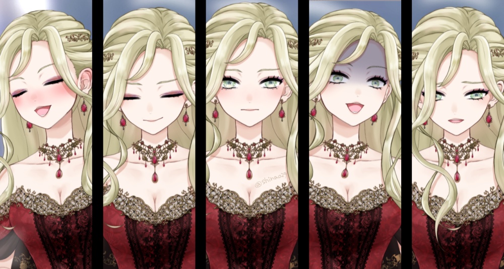 【汎用モデル】悪役令嬢【Live2Dモデル・VTS対応】