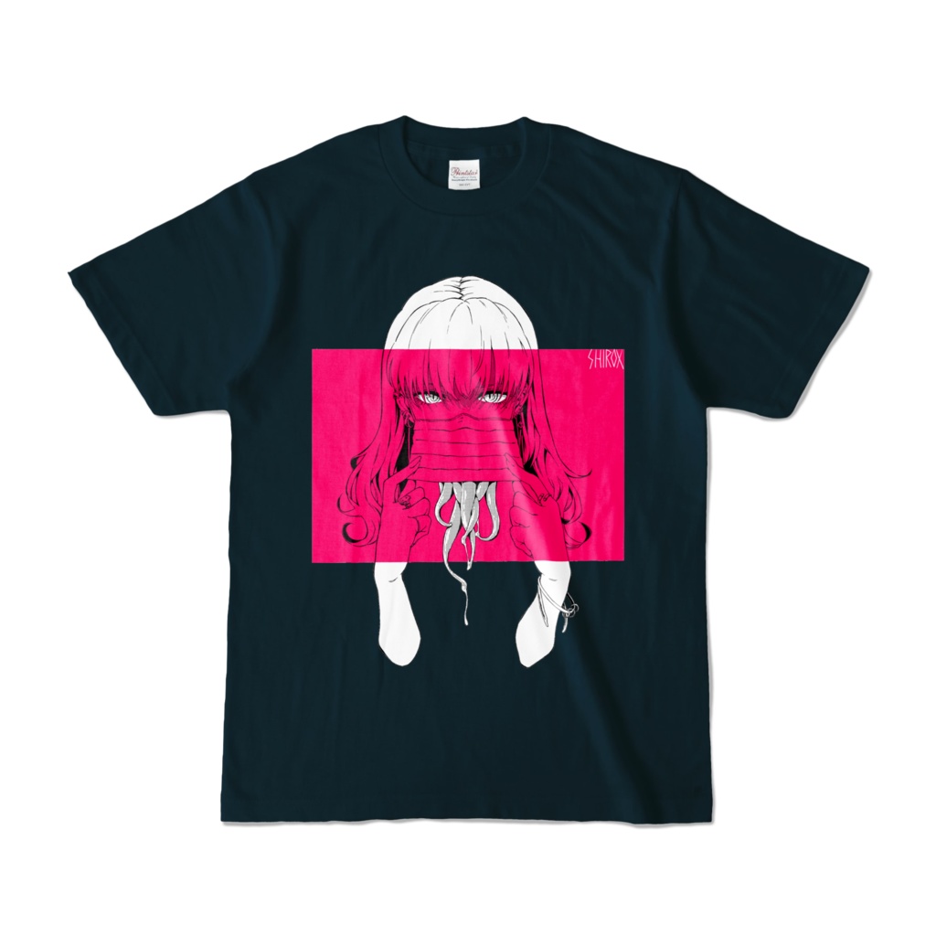 mask Tシャツ ネイビー