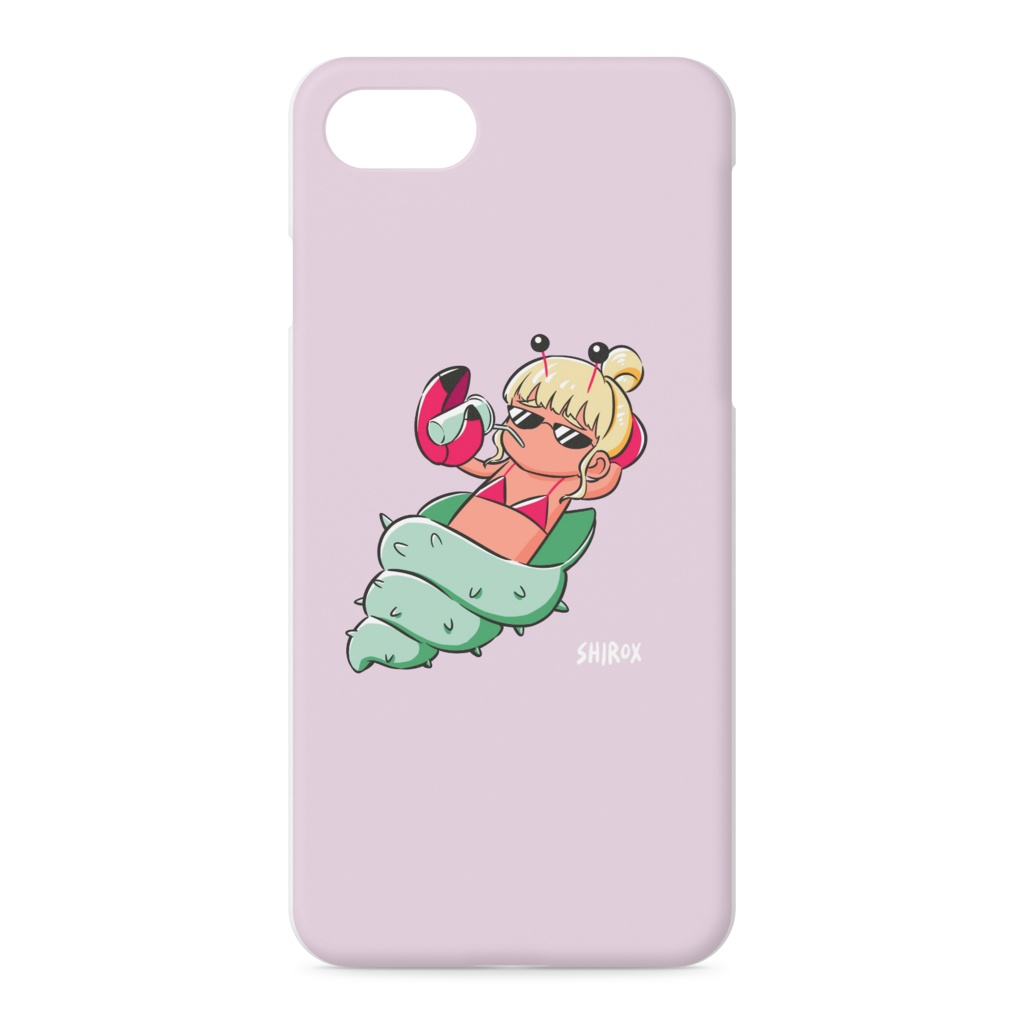 ヤドギャルiPhoneケース7/8ピンク2