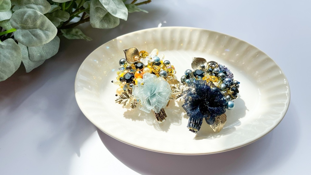 【ビーズ刺繡】ブーケ