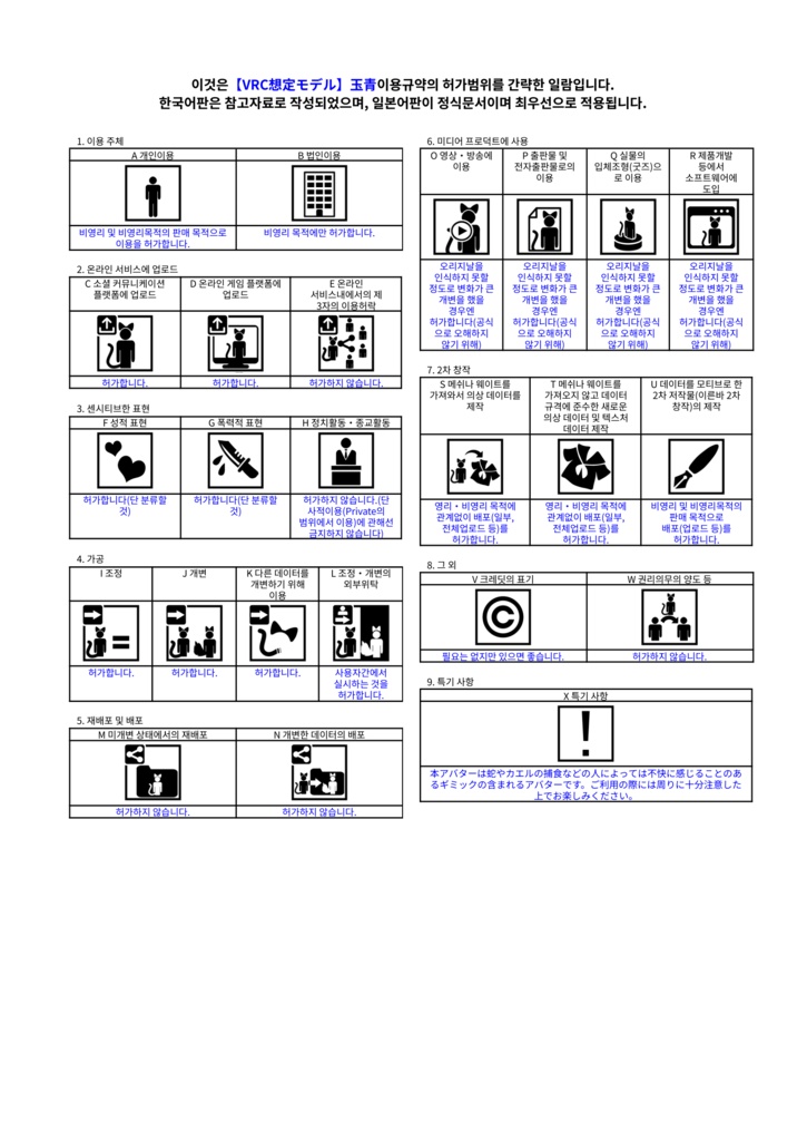 【VRC想定モデル】玉青
