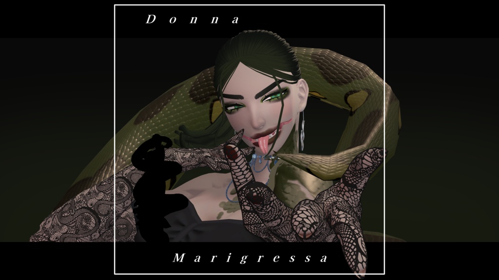 【VRC想定３Dモデル】Donna Marigressa