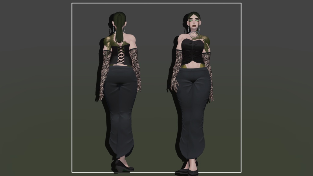 【VRC想定3Dモデル】Donna Marigressa