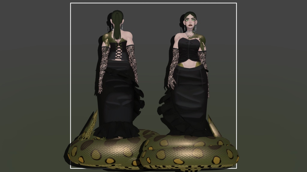 【VRC想定3Dモデル】Donna Marigressa