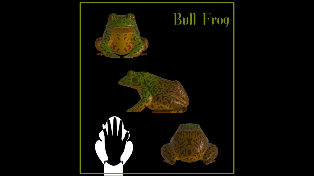 【VRC想定】カエル捕食ギミック