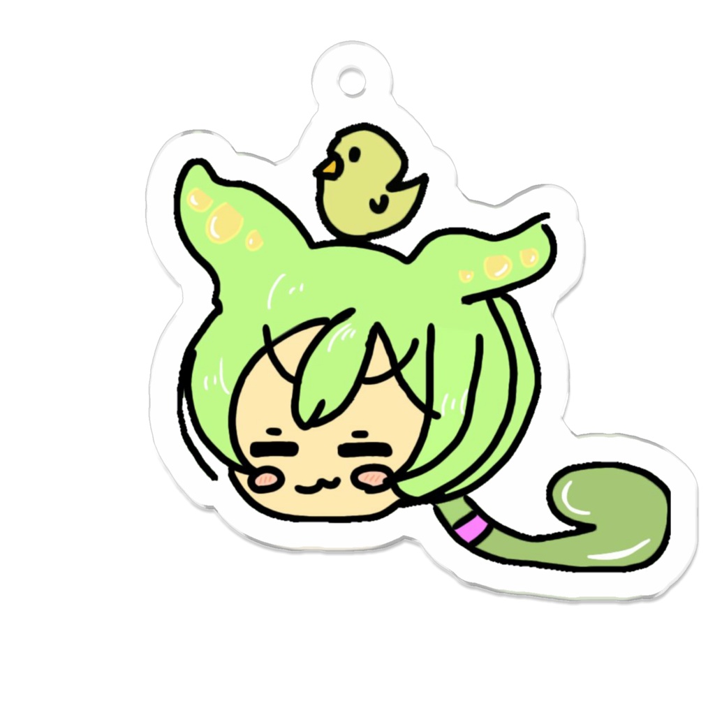 ひよこ付きずんだもんのアクキー