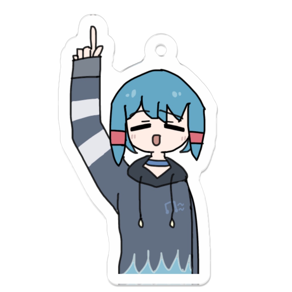 和音の指差しキーホルダー