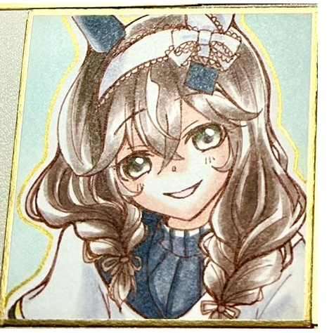 【ウマ娘】カレンブーケドール色紙