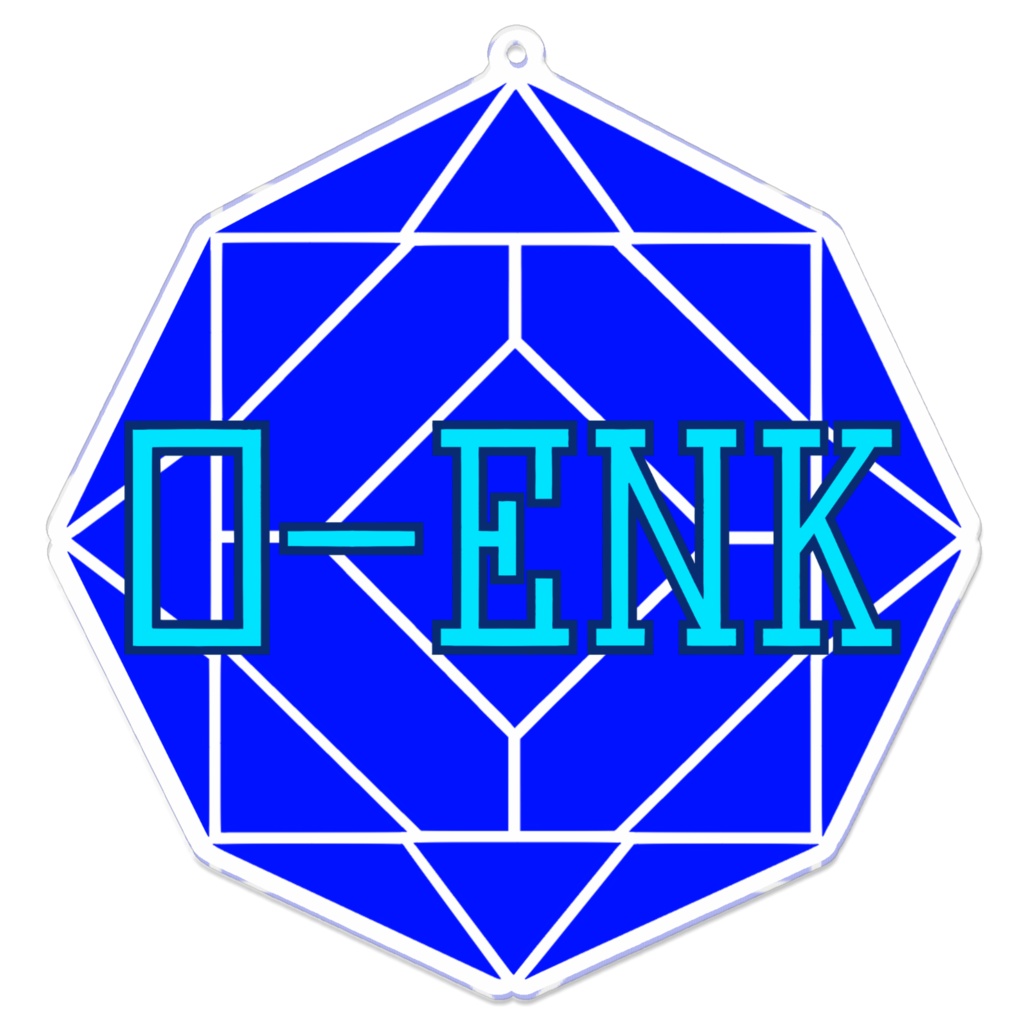 【アクリルキーホルダー】0-ENK ロゴ (透過)