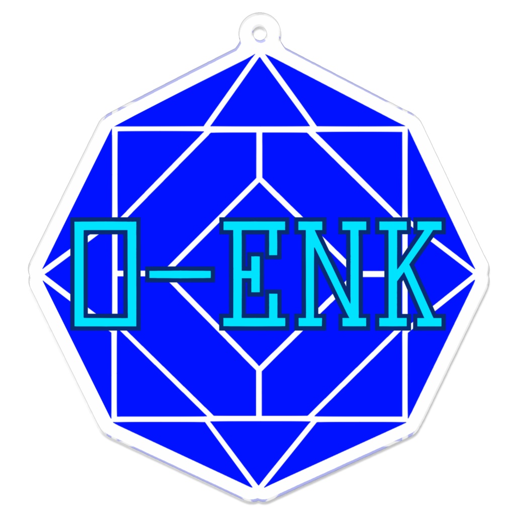 【アクリルキーホルダー】0-ENK ロゴ (透過)