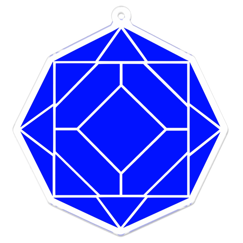 【アクリルキーホルダー】0-ENK ロゴ (文字なし/白)