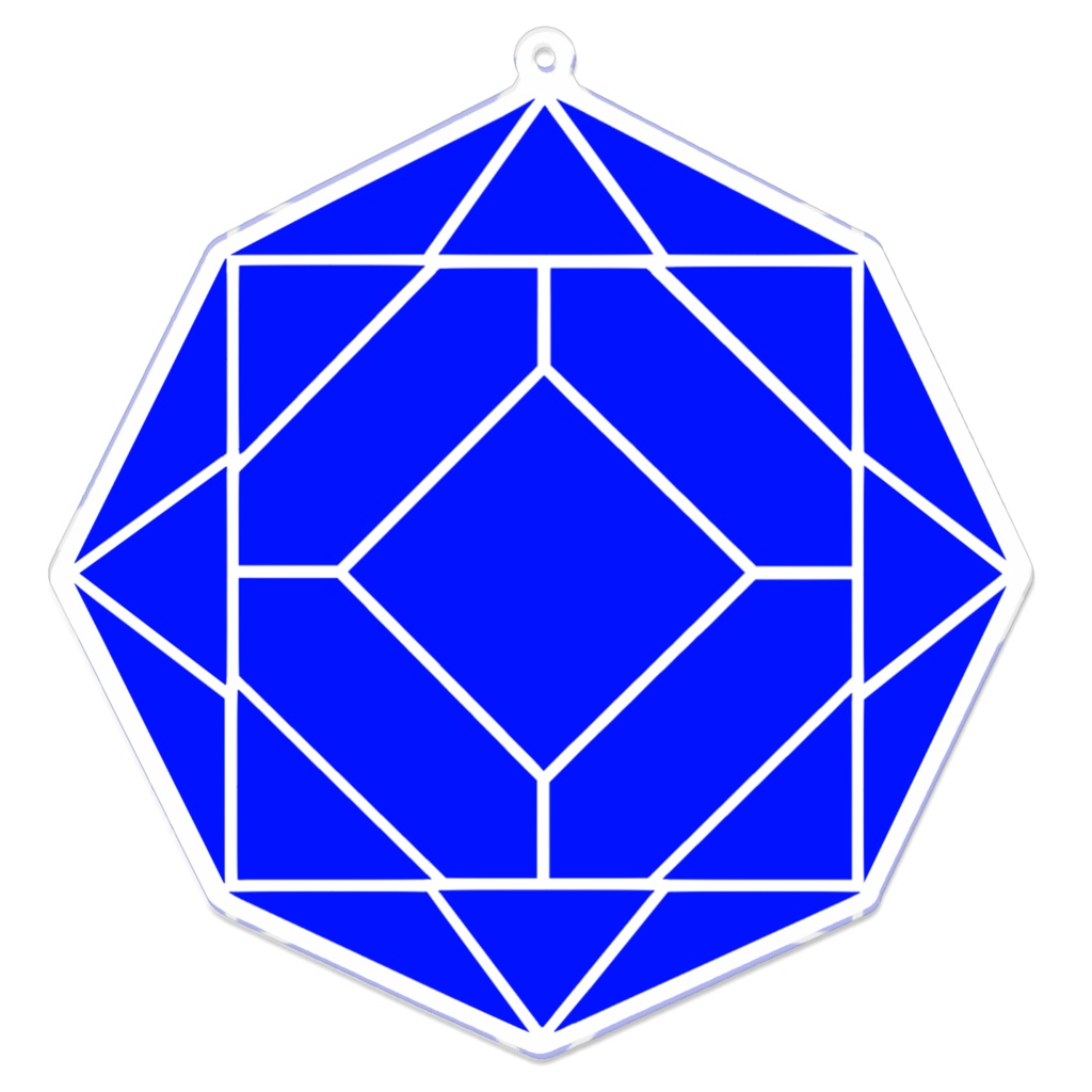 【アクリルキーホルダー】0-ENK ロゴ (文字なし/白)