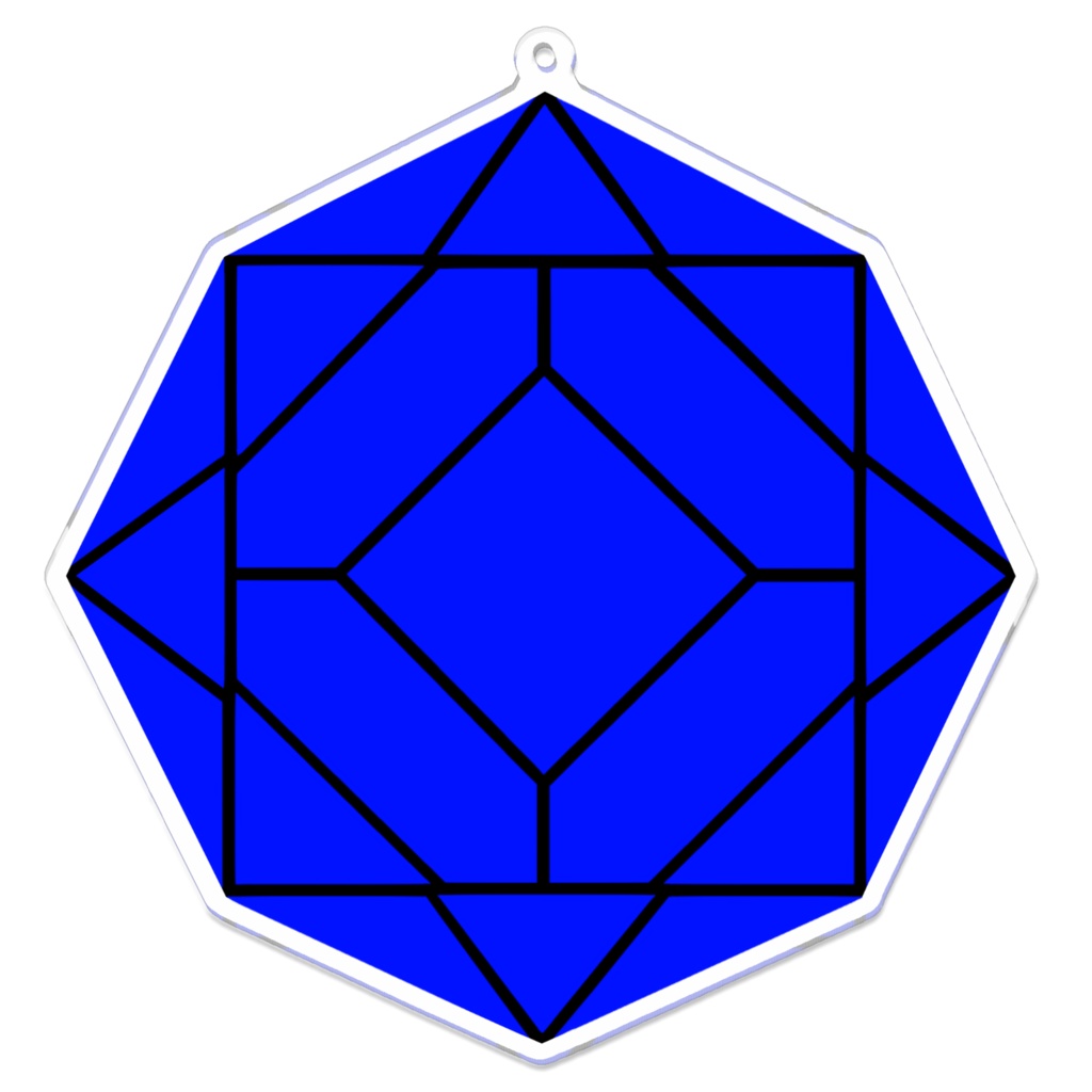 【アクリルキーホルダー】0-ENK ロゴ (文字なし/黒)