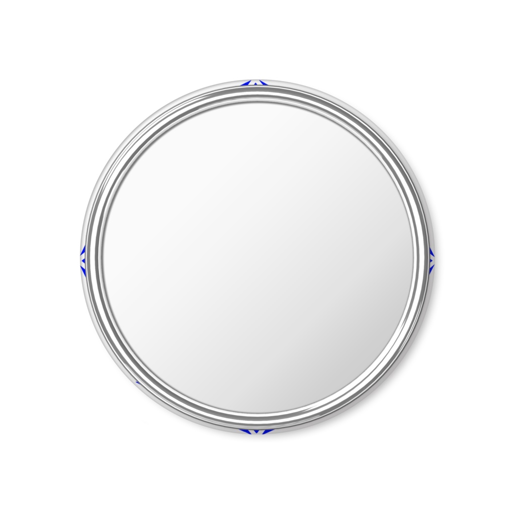 【缶ミラー】0-ENK ロゴ (文字なし/白)