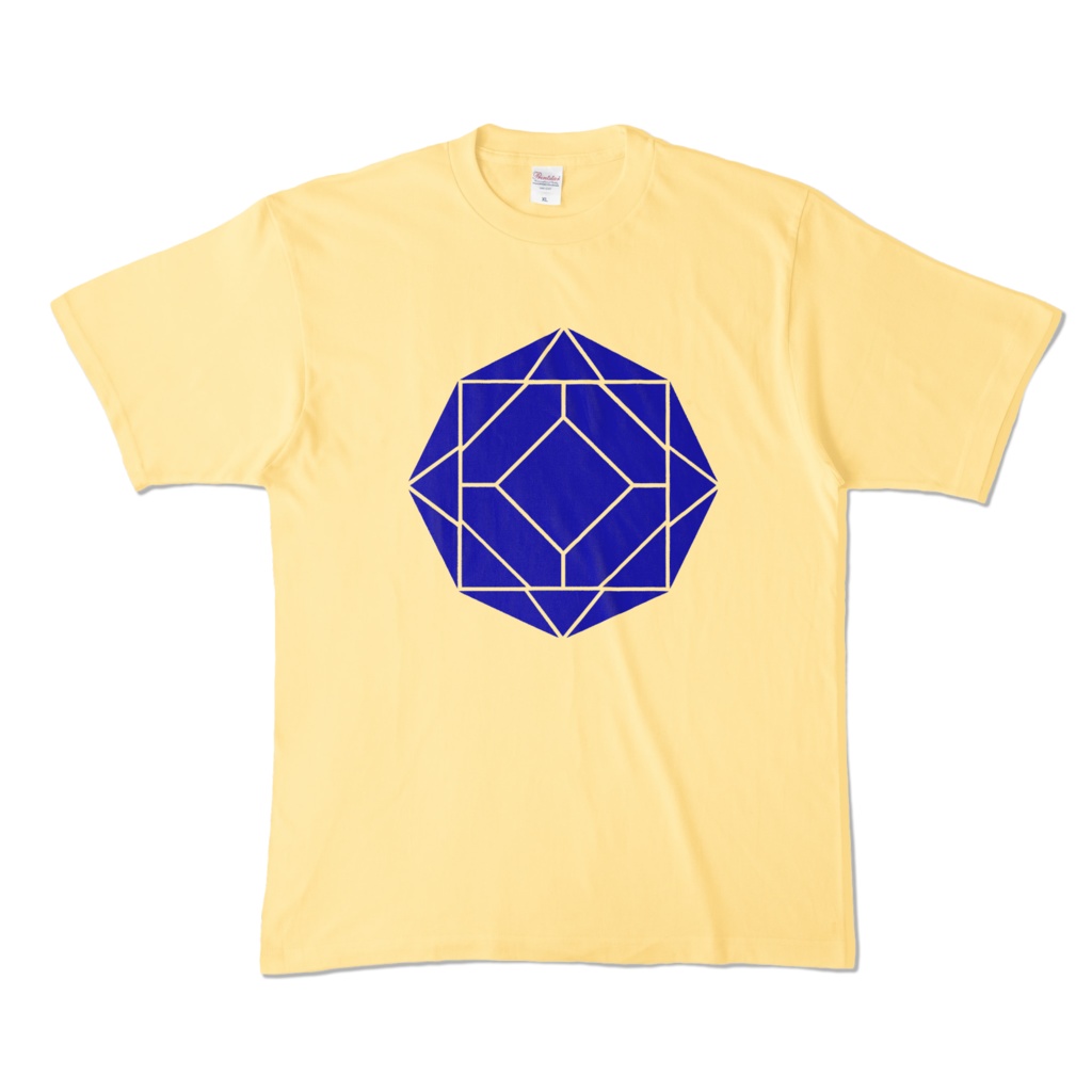 【カラーTシャツ】0-ENK ロゴ (文字なし) 正面 ライトイエロー (淡色)