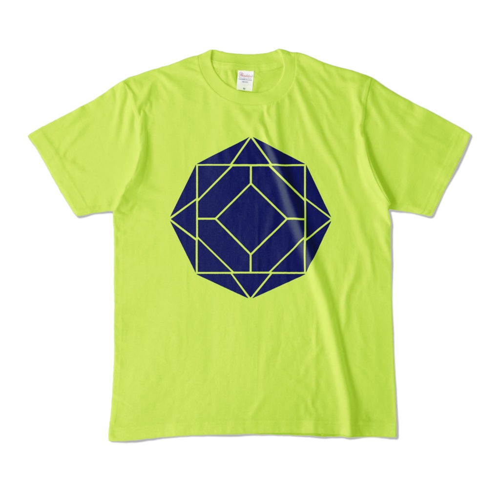 【カラーTシャツ】0-ENK ロゴ (文字なし) 正面 ライトグリーン (淡色)